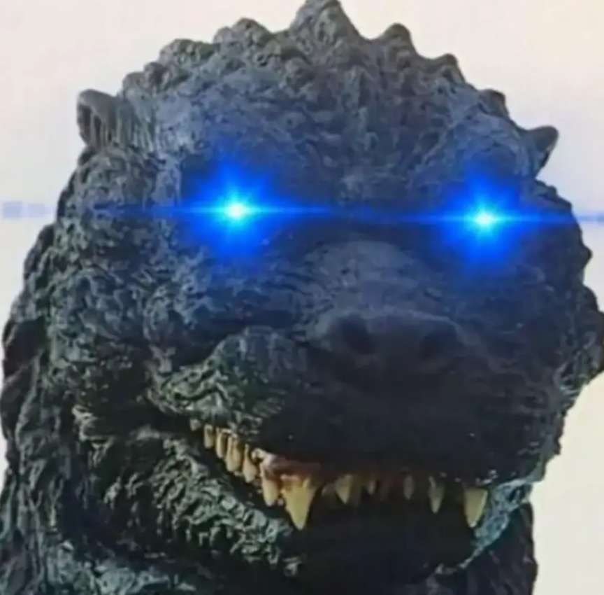 Triggered Godzilla Blank Meme Template