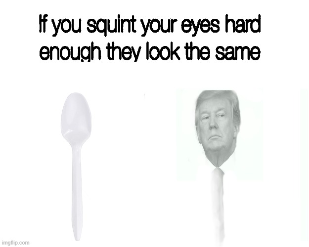 white spoon meme | image tagged in white spoon meme | made w/ Imgflip meme maker