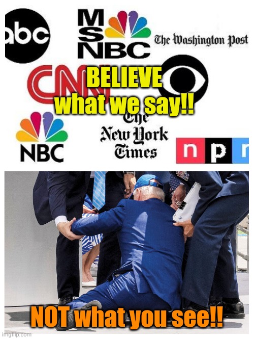 The Co-conspirators have spoken!!! | BELIEVE what we say!! NOT what you see!! | made w/ Imgflip meme maker