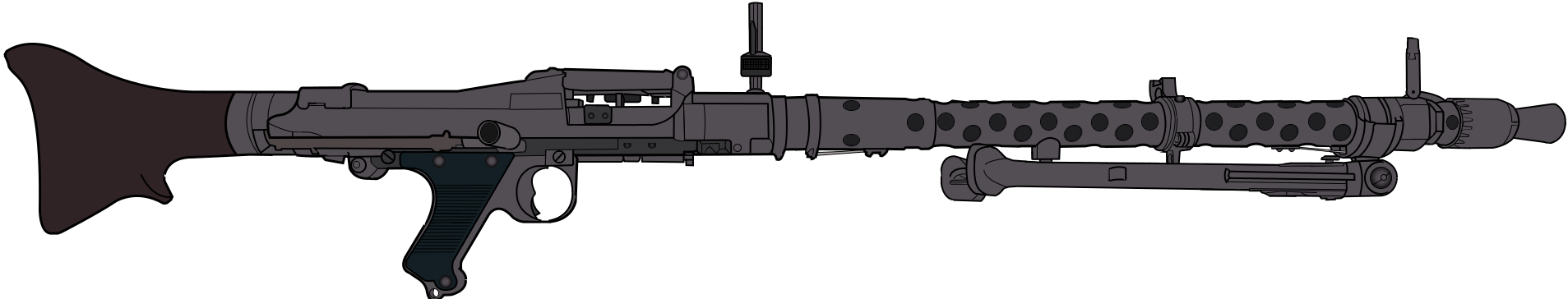 MG-34 LMG Blank Meme Template