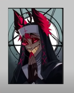 alastor the nun Blank Meme Template