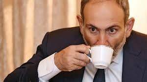 High Quality Pashinyan Drinking Tea Blank Meme Template