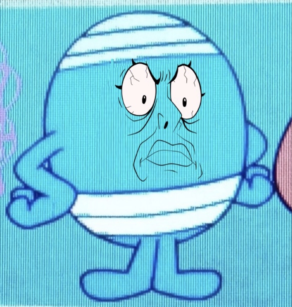 High Quality cursed mr bump Blank Meme Template