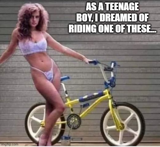 Go for a Ride | AS A TEENAGE BOY, I DREAMED OF RIDING ONE OF THESE... | image tagged in sex jokes | made w/ Imgflip meme maker
