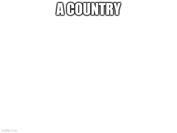 name a country | A COUNTRY | made w/ Imgflip meme maker