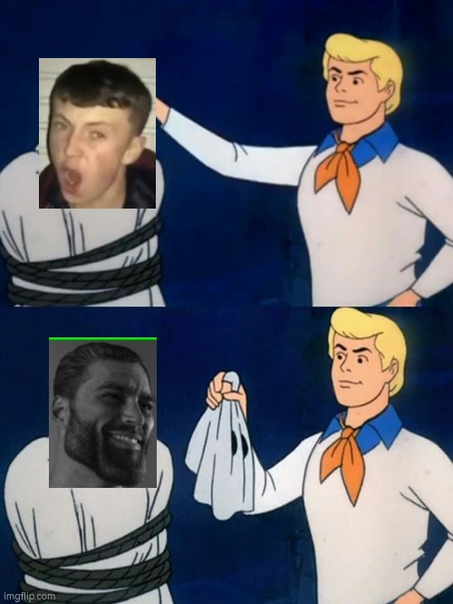Scooby doo mask reveal | image tagged in scooby doo mask reveal | made w/ Imgflip meme maker