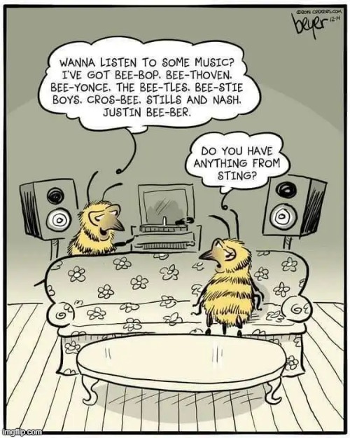 image tagged in memes,comics/cartoons,bee,pop music,got,sting | made w/ Imgflip meme maker
