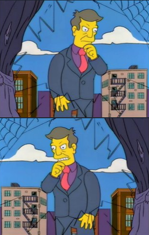 High Quality Two arguments Skinner Blank Meme Template