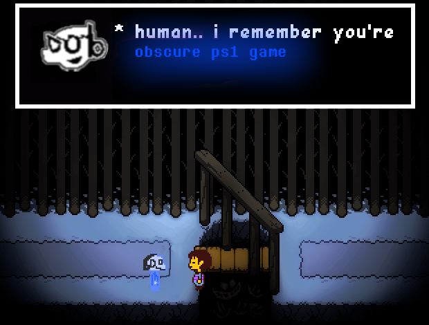 Human I remember you're obscure ps1 game Blank Meme Template