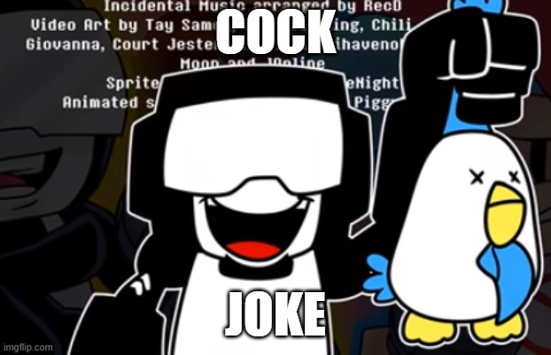 COCK; JOKE | made w/ Imgflip meme maker