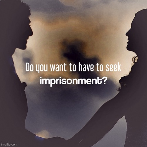 image tagged in do you want to have to seek imprisonment | made w/ Imgflip meme maker
