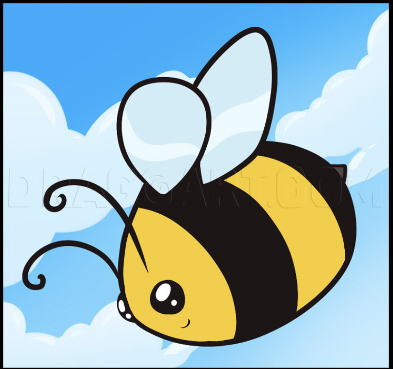 High Quality kawaii bumblebee Blank Meme Template