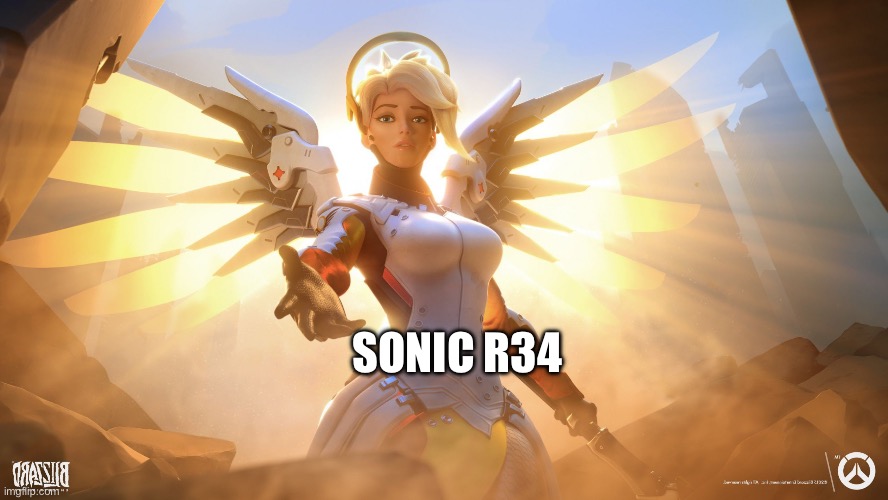 Mercy | SONIC R34 | image tagged in mercy | made w/ Imgflip meme maker