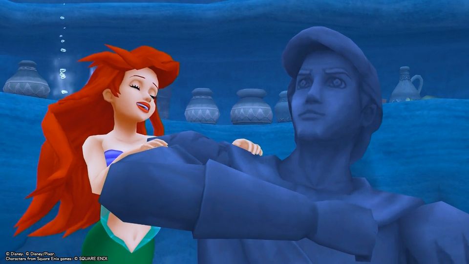 ariel and eric Blank Meme Template