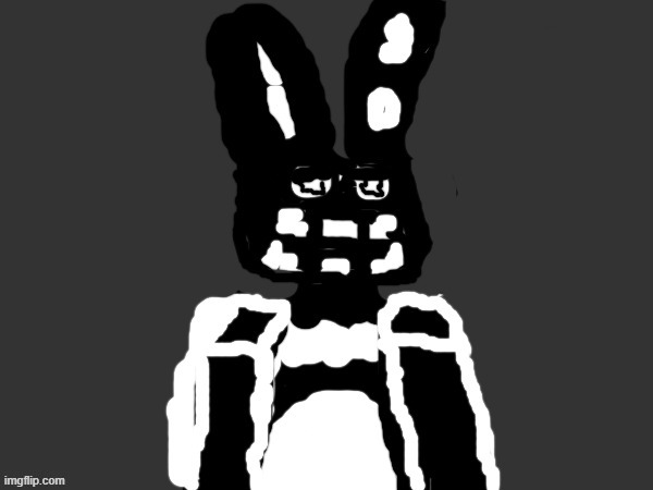 My poor attempt at making Shadow Springbonnie | made w/ Imgflip meme maker