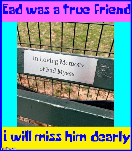 A Message from the Grave | image tagged in memorial,vince vance,memes,park bench,in loving memory,jokes | made w/ Imgflip meme maker