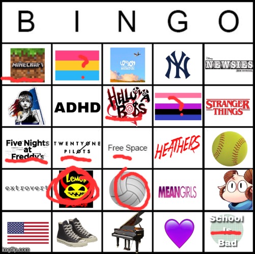 LEMON DEMON YASSSSSSSSSS | image tagged in gay bingo | made w/ Imgflip meme maker