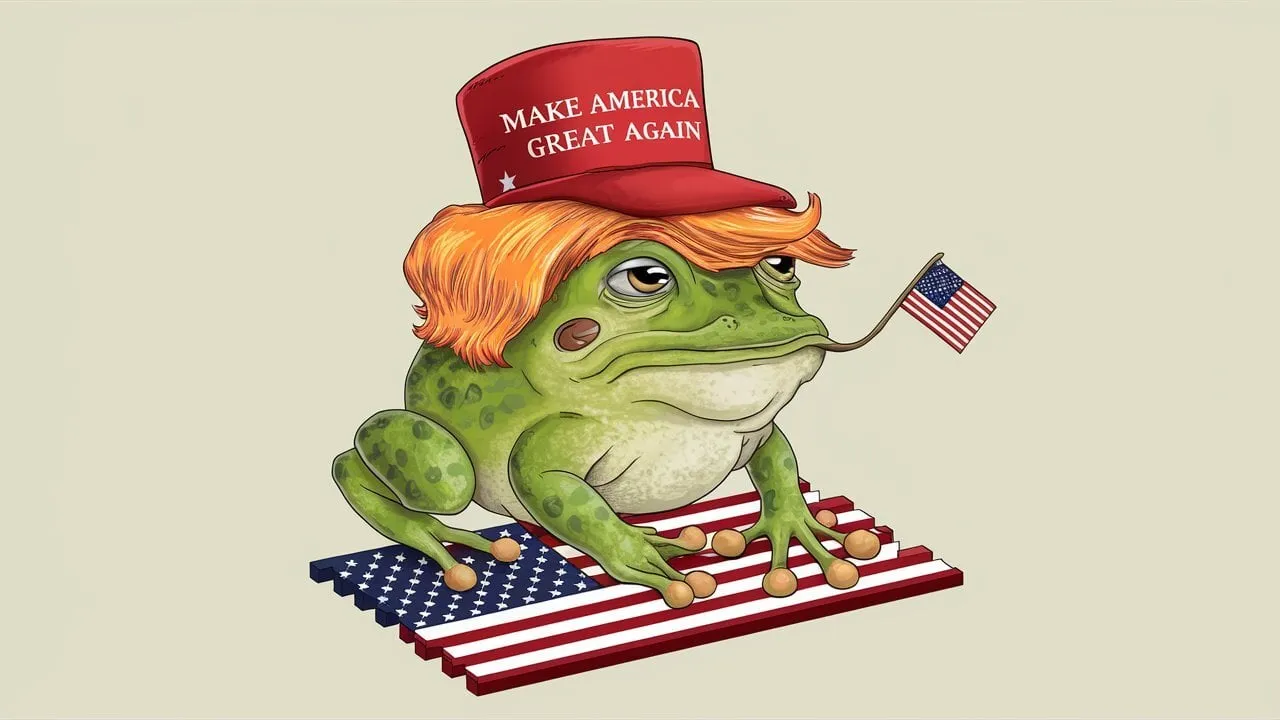 High Quality Frog French MAGA Blank Meme Template