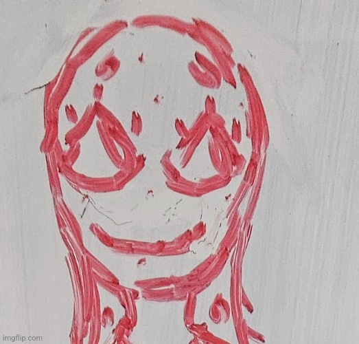 Atheria when she hit that ":)" | made w/ Imgflip meme maker