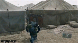 Camera problem fix | image tagged in gifs,mgs5,ground zeroes | made w/ Imgflip video-to-gif maker