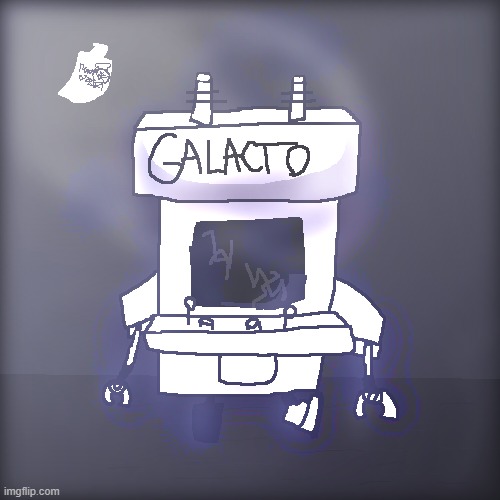 NAW GALAFACKLE IS DRUNK IN THE ALLEYWAY | image tagged in galacto,comfort character,fanart,drawing | made w/ Imgflip meme maker