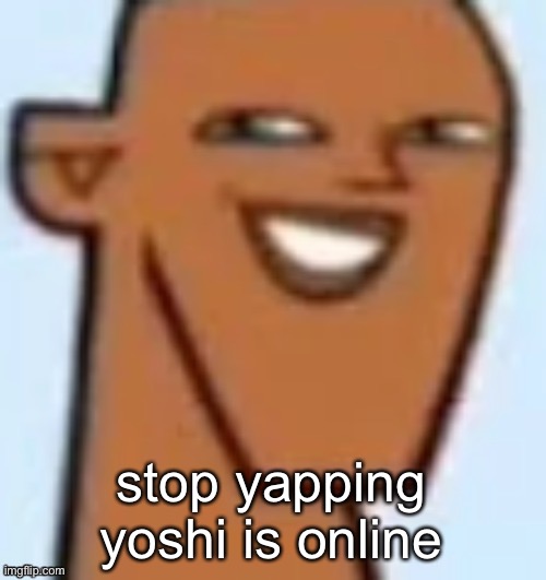 justin | stop yapping yoshi is online | image tagged in justin | made w/ Imgflip meme maker