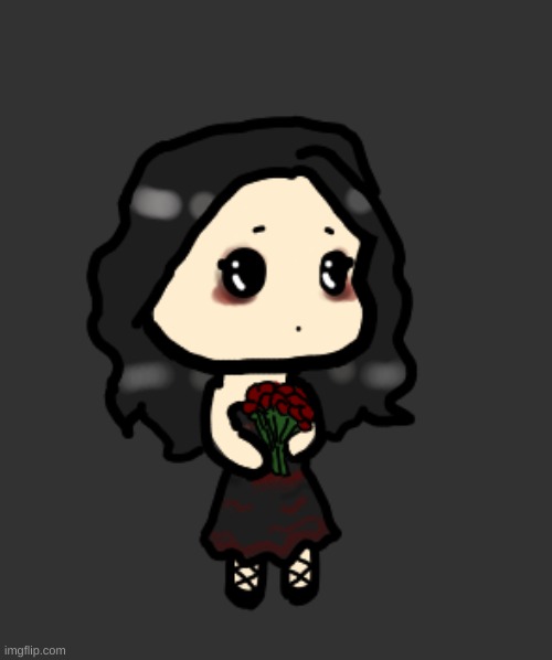 helena chibi except i fixed her eye makeup and hair | image tagged in drawing,helena,music,she's so pretty | made w/ Imgflip meme maker