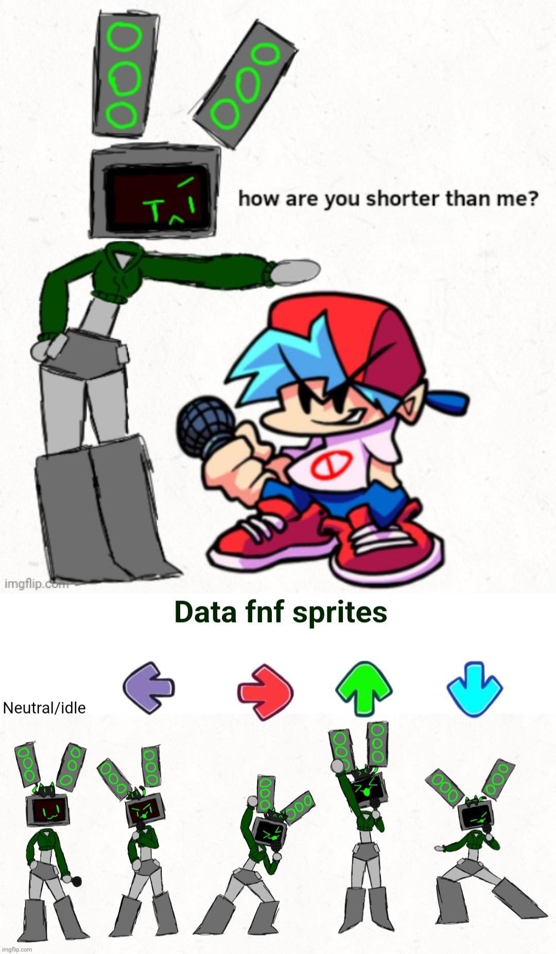 If data was in fnf | made w/ Imgflip meme maker