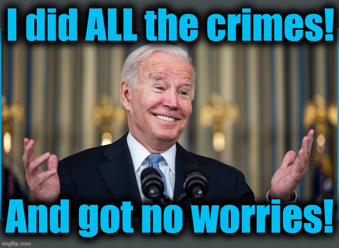 I did ALL the crimes! And got no worries! | made w/ Imgflip meme maker
