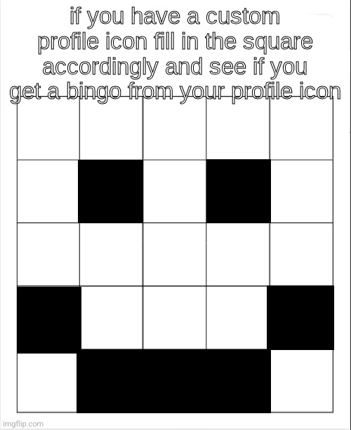 profile icon bingo | image tagged in profile icon bingo | made w/ Imgflip meme maker