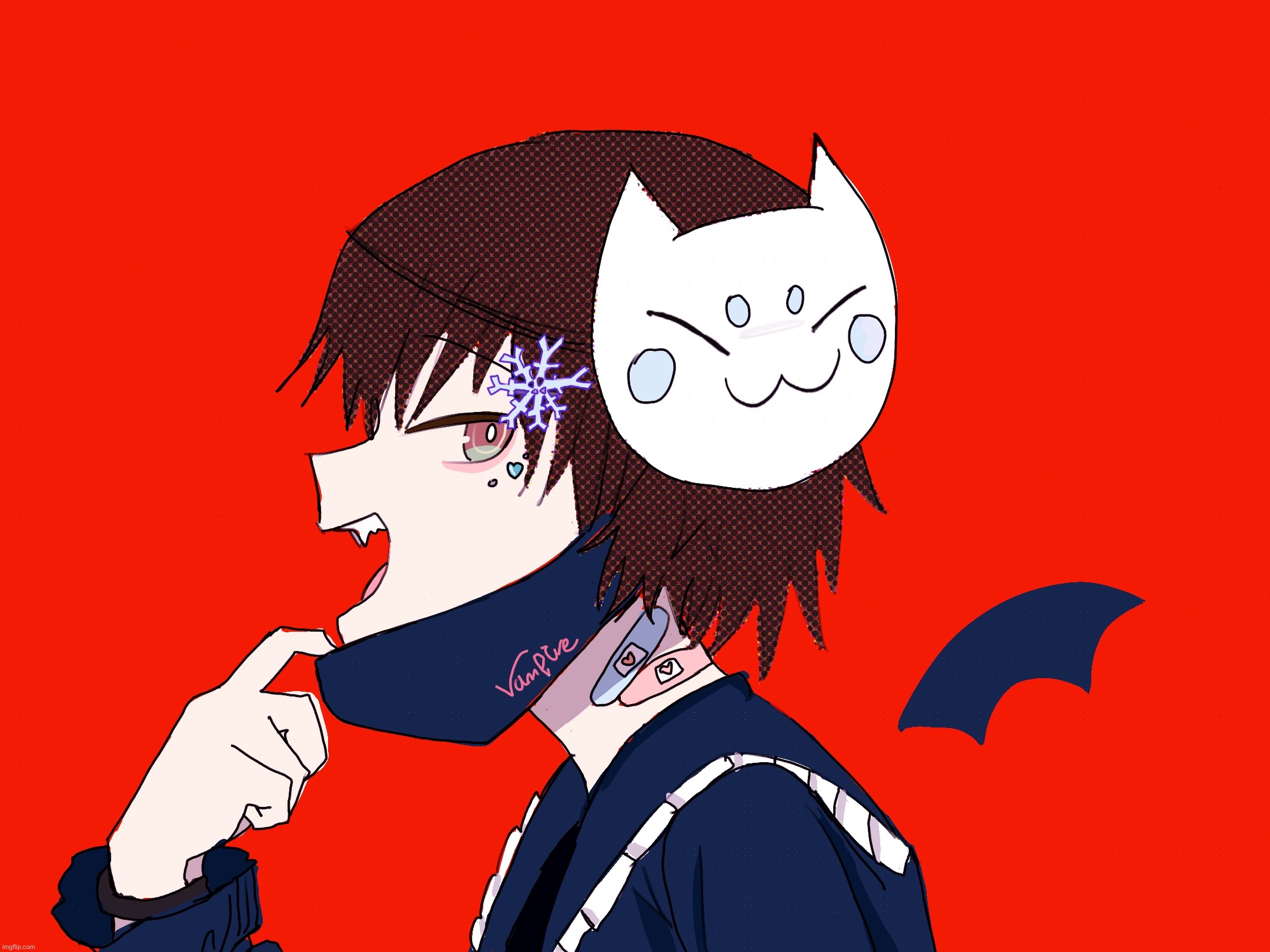 私ヴァンパイア、いの吸っちゃっていろ？ | made w/ Imgflip meme maker