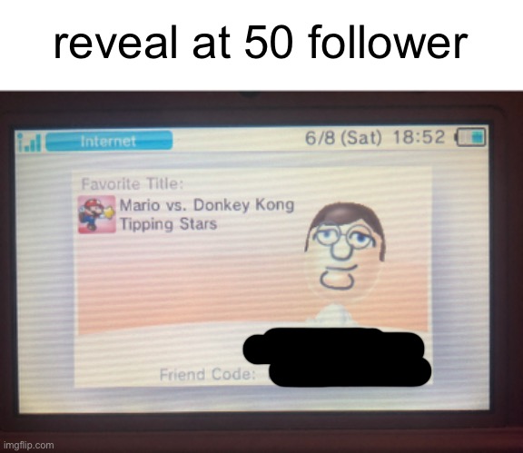 reveal at 50 follower | made w/ Imgflip meme maker