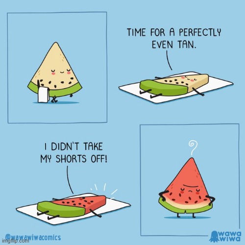 image tagged in watermelon,tanning,shorts,oof | made w/ Imgflip meme maker