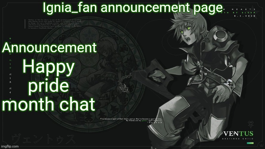Ignia_fan announcement page 2024 | Happy pride month chat | image tagged in ignia_fan announcement page 2024 | made w/ Imgflip meme maker