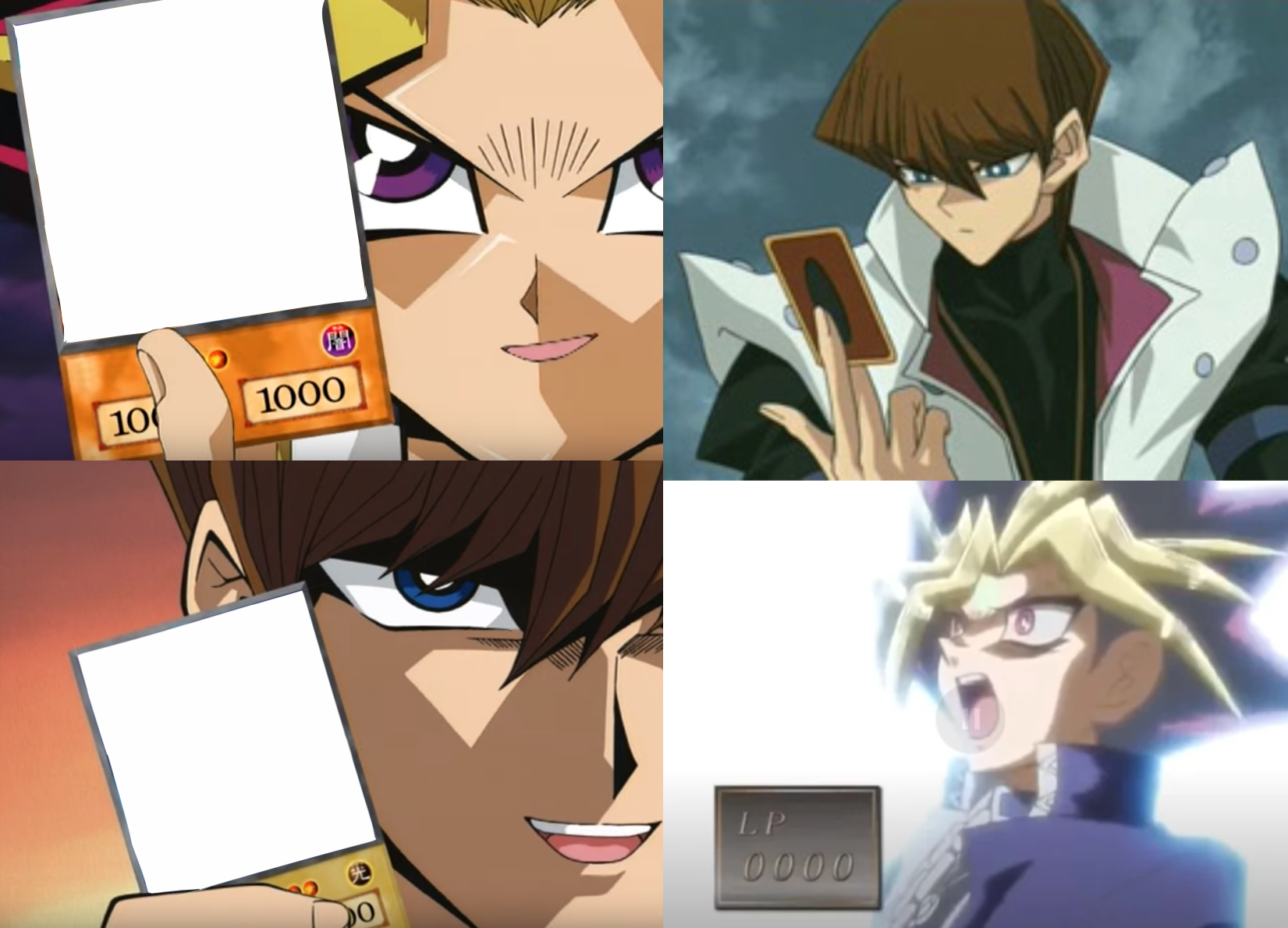 Yu-Gi-Oh Exodia Kaiba Wins Blank Meme Template