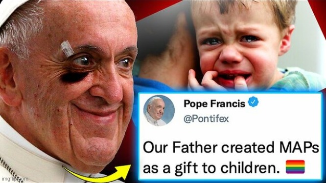 Pope Francis Urges Pride Organizers To Be Inclusive of 'Pedosexuals'? (Video) 