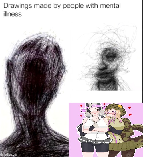 WTF | image tagged in drawings made by people with mental illness,kemono friends,danbooru is wild,memes,funny,ships | made w/ Imgflip meme maker
