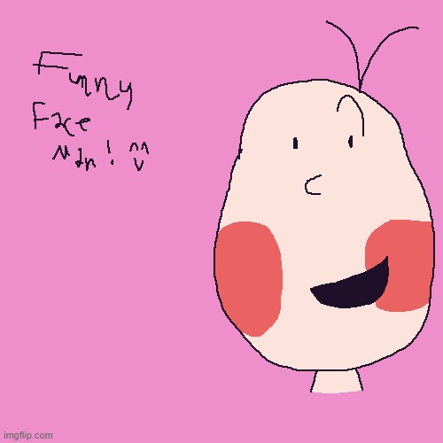 omg its funny face man from nathan frost | image tagged in fanart,nathan frost,comfort character,drawing | made w/ Imgflip meme maker