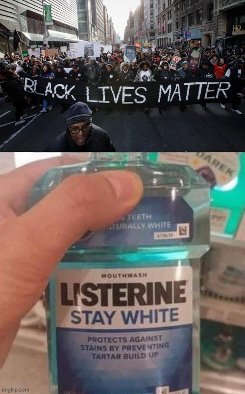 Stay White | image tagged in black lives matter | made w/ Imgflip meme maker