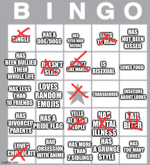 Never understood shoe hoarding | image tagged in lgbt bingo lol | made w/ Imgflip meme maker