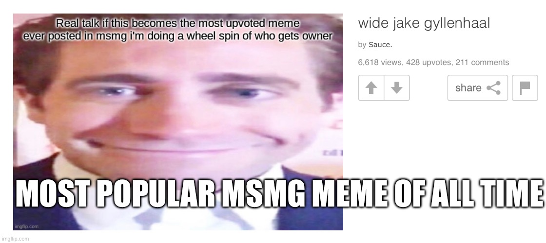 MOST POPULAR MSMG MEME OF ALL TIME | made w/ Imgflip meme maker