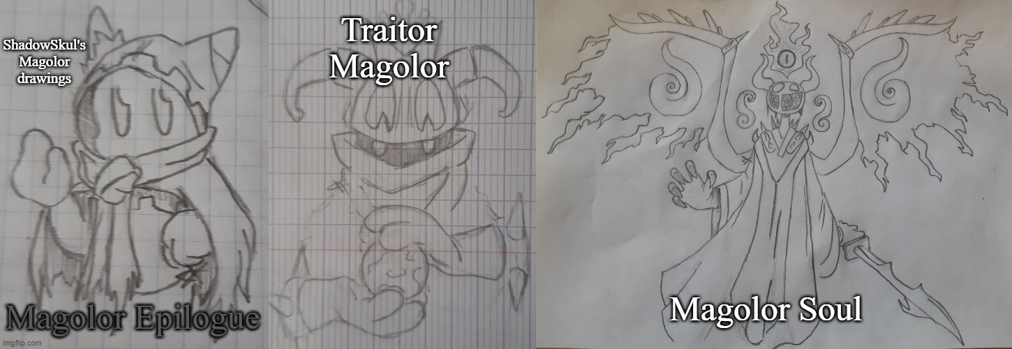 ShadowSkul's Magolor drawings Magolor Epilogue Magolor Soul Traitor Magolor | image tagged in magolor,magolor soul | made w/ Imgflip meme maker