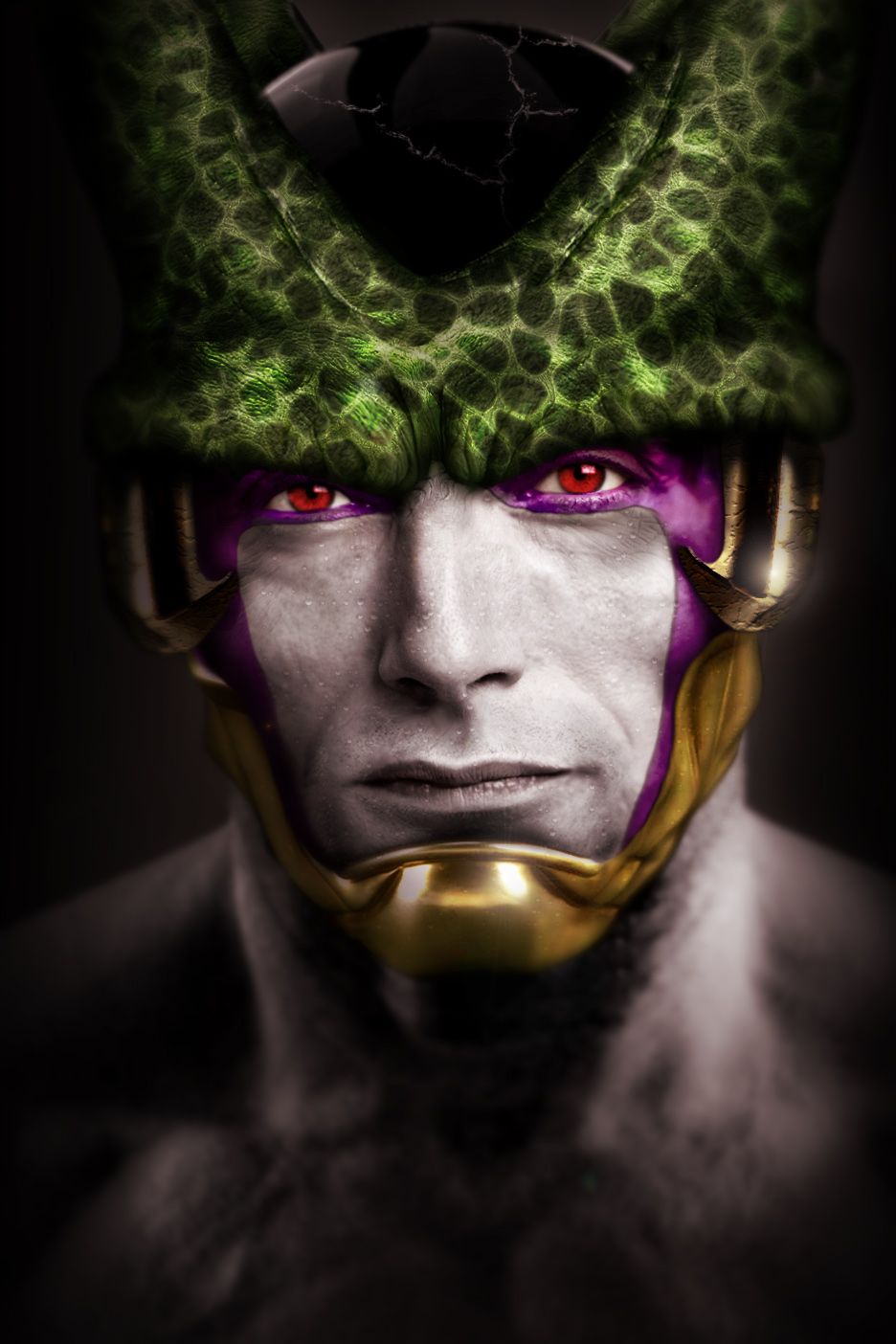 High Quality Realistic Perfect Cell Staring Blank Meme Template