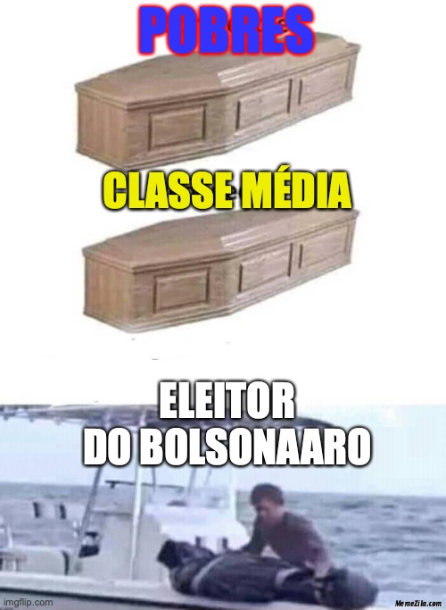 Eleitores do Bolsonaro | POBRES; CLASSE MÉDIA; ELEITOR DO BOLSONAARO | image tagged in bolsonaro,eleitores,pobres,ricos,milicia | made w/ Imgflip meme maker