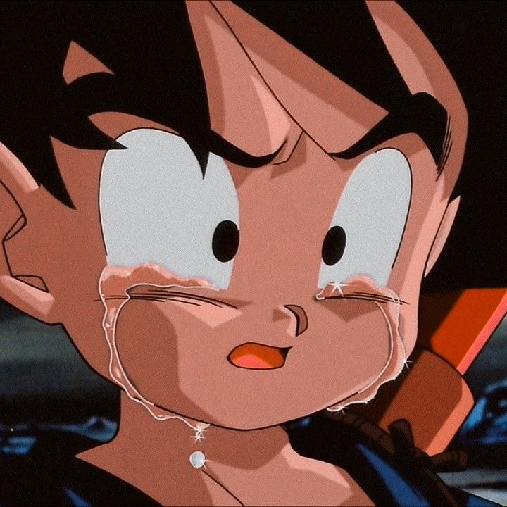 High Quality goku crying Blank Meme Template