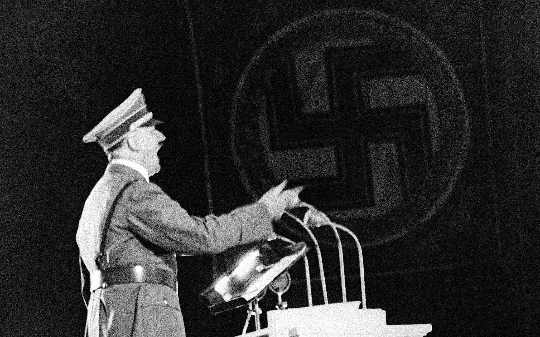 NSDAP, National, Socialist, Hitler, speech, Blank Meme Template