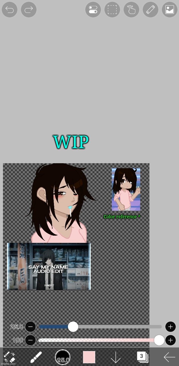 . | WIP; Color reference ^ | made w/ Imgflip meme maker