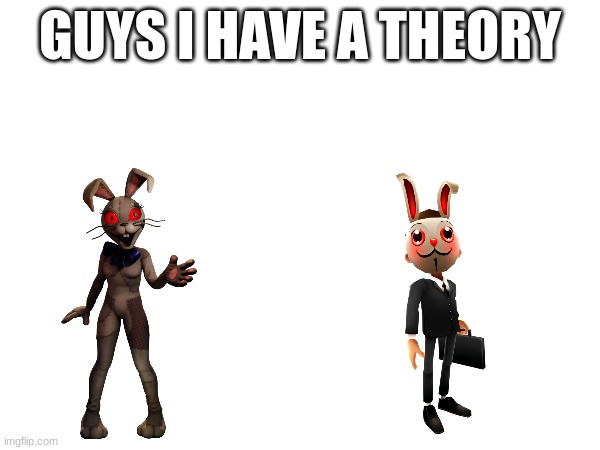 frank | GUYS I HAVE A THEORY | image tagged in fnaf,subway,surfers | made w/ Imgflip meme maker