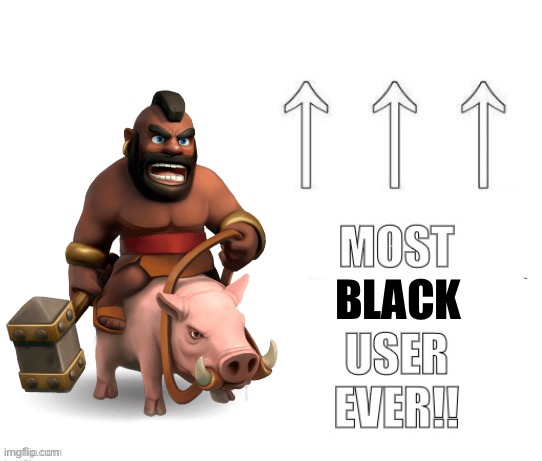 The most user ever | BLACK | image tagged in the most user ever | made w/ Imgflip meme maker