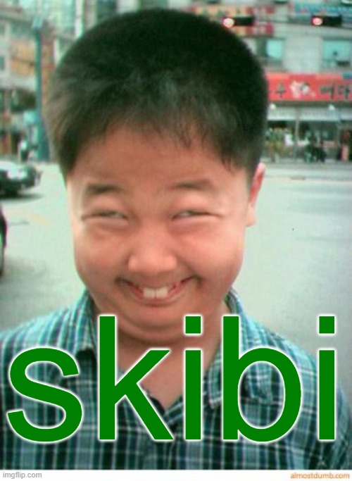 really funny | skibi | image tagged in skibi guy,asian | made w/ Imgflip meme maker